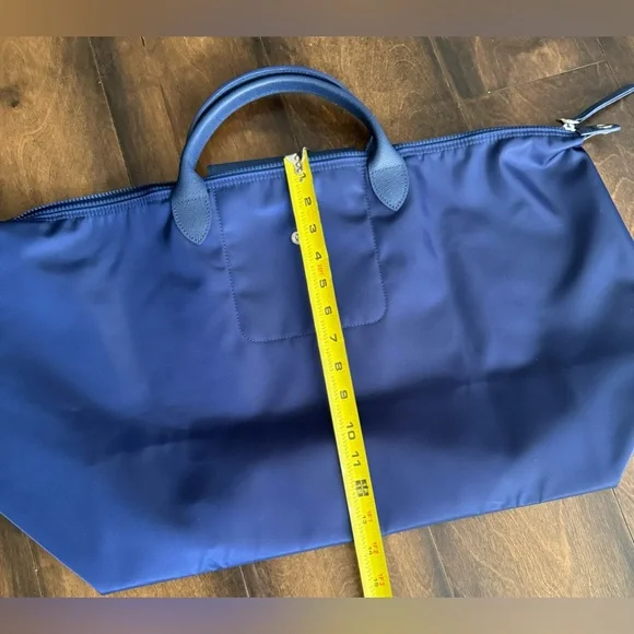 LONGCHAMP Le Pliage leather-trimmed shell tote NWOT - Picture 10 of 16